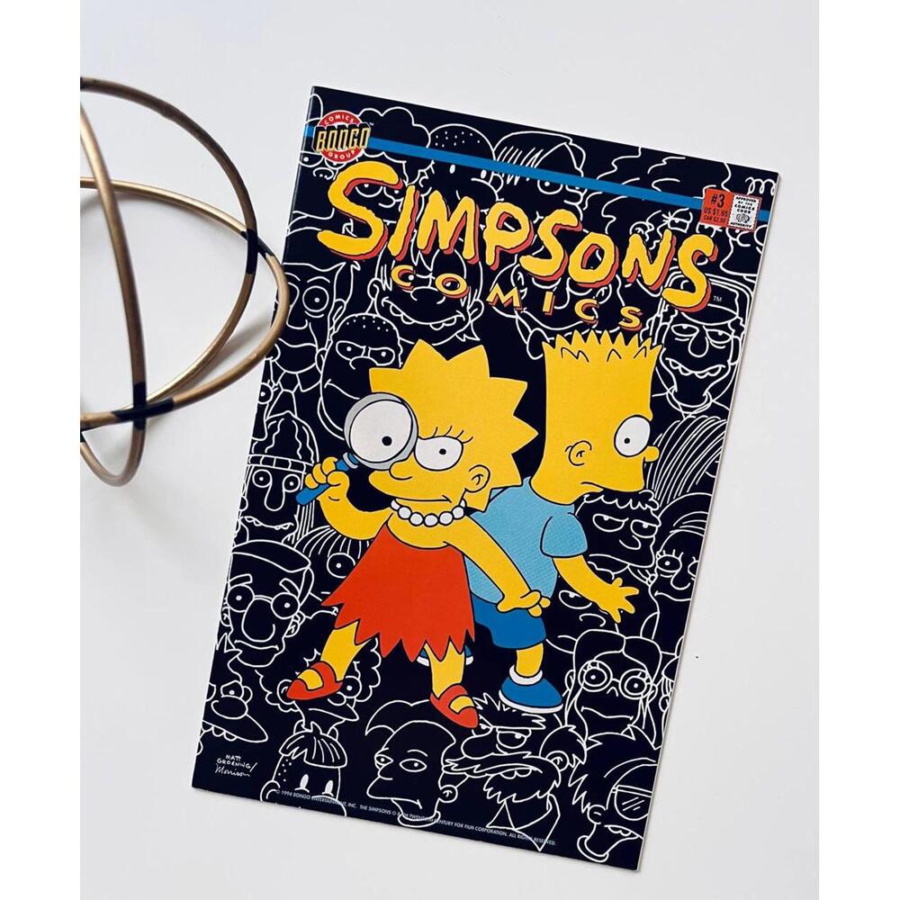Simpsons comics #3 - Vintage comic book 1990s